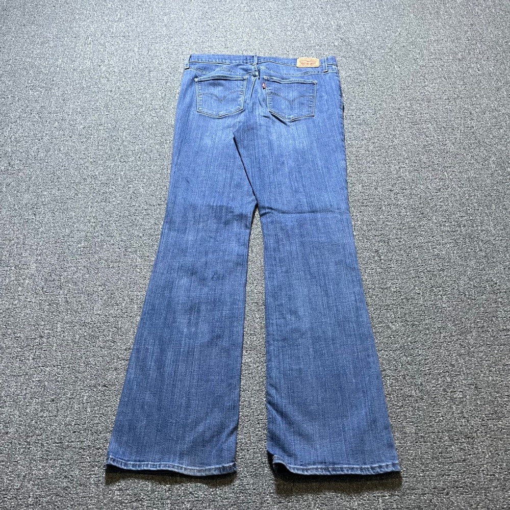 Levis 315 Shaping Bootcut Jeans Blue Denim Mid Rise Stretch 31x34